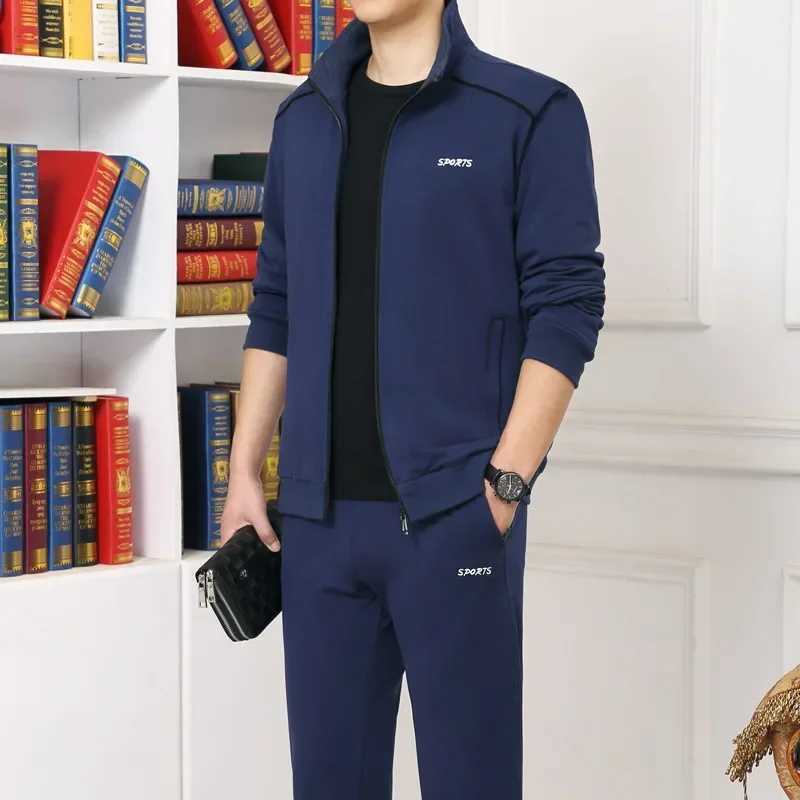 2024 Winter Running Set Sportswear Sweatshirt+Pants Mens 3-Piece Fitness Sportswear Jogging Suit W241018