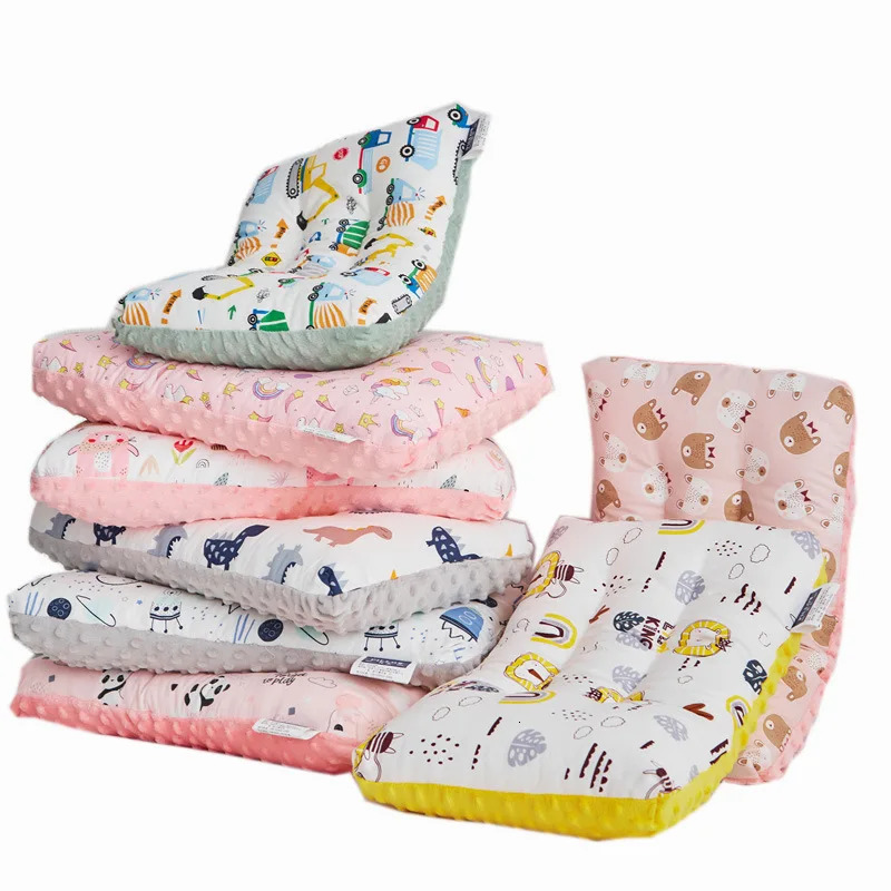 Soft Gauze Baby Pillow Comfortable Doudou velvet pillow For borns Baby Sleep Headrest Breathable Infant Kids Pillow 241008