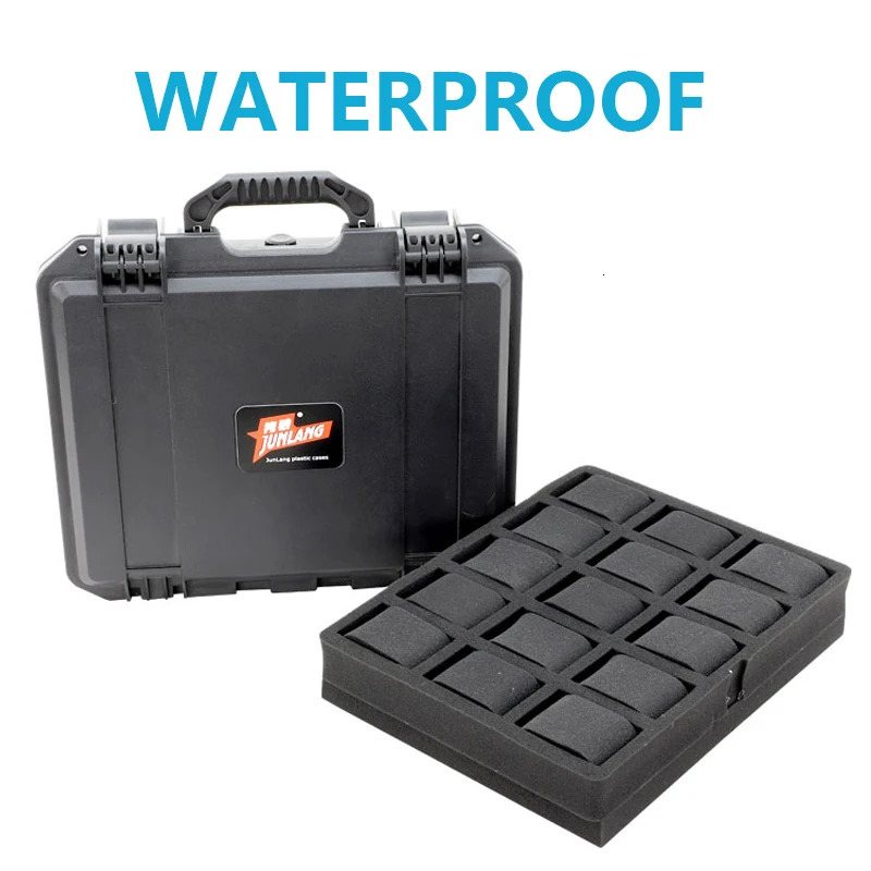 6/15 slot Abs plastic case portable waterproof case for storing watch toolboxes 241018