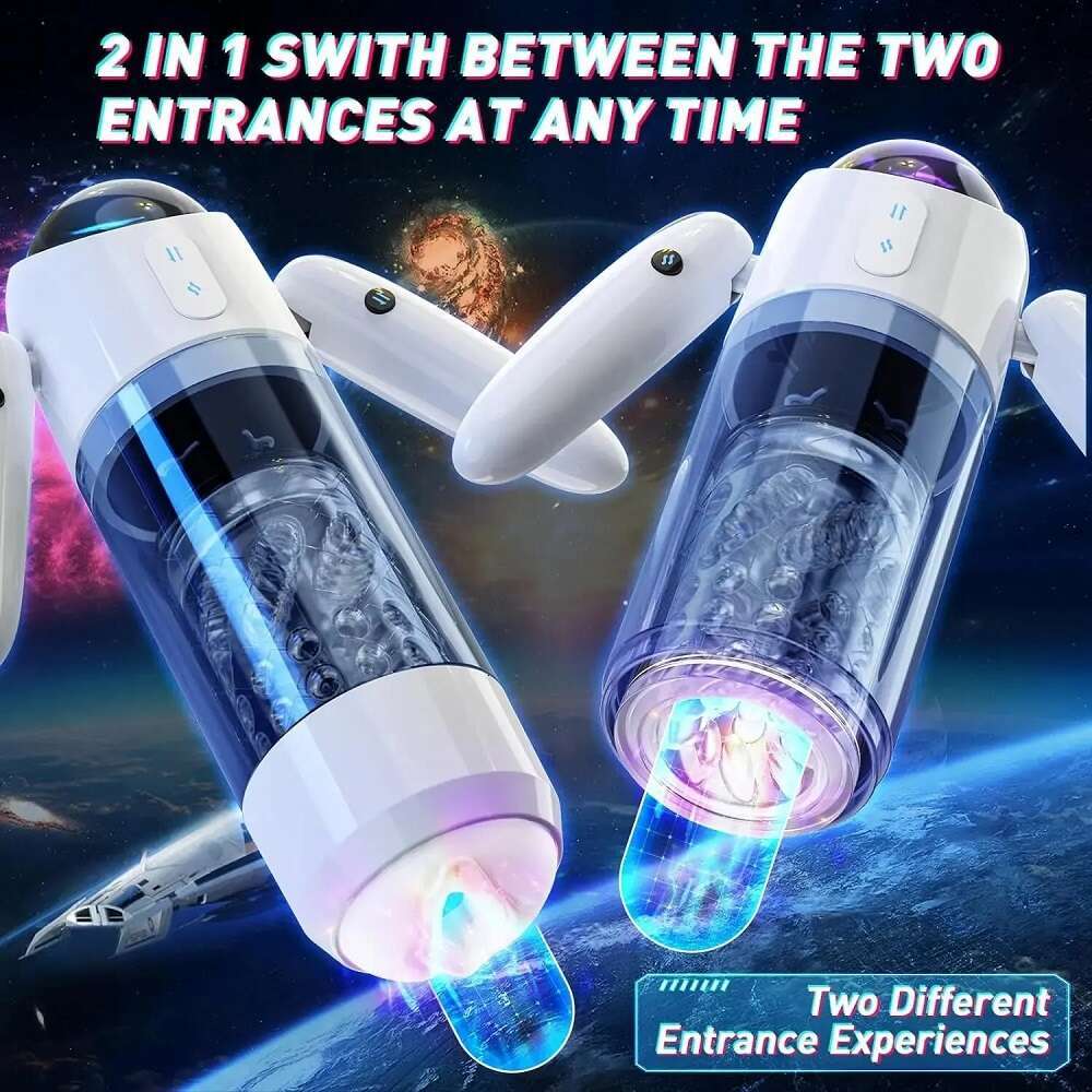 Robot Automatic Thrusting Heating Vibrator Masturbation Real Vagina Sex Toy Male Masturbator with Phone Holder Game Cup for Men