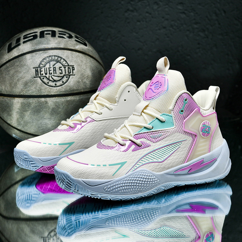 New practical basketball boots, outdoor concrete sports shoes, big children's youth basketball shoes