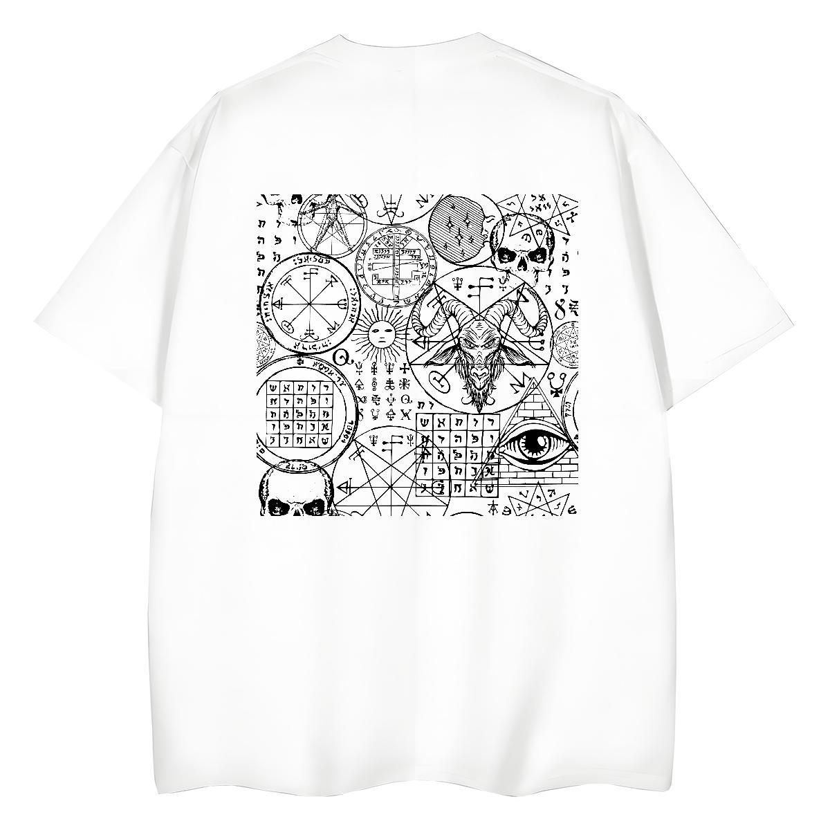 Fashion T Shirts Women 230g 100% Cotton Breathable Short Sleeve Casual Sport skull Couples T Shirts Popular Plus Size Cartoon Tops Tees