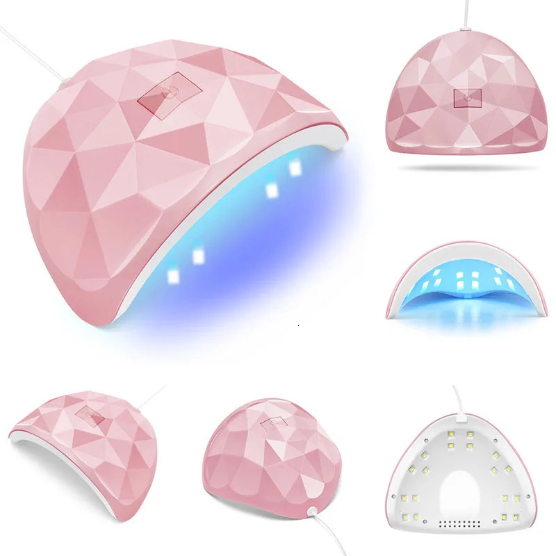 UV nail drying lamp with automatic sensor 18 UV LED lamps suitable for all gel professional ergonomics foot nail treatment equipment 241018