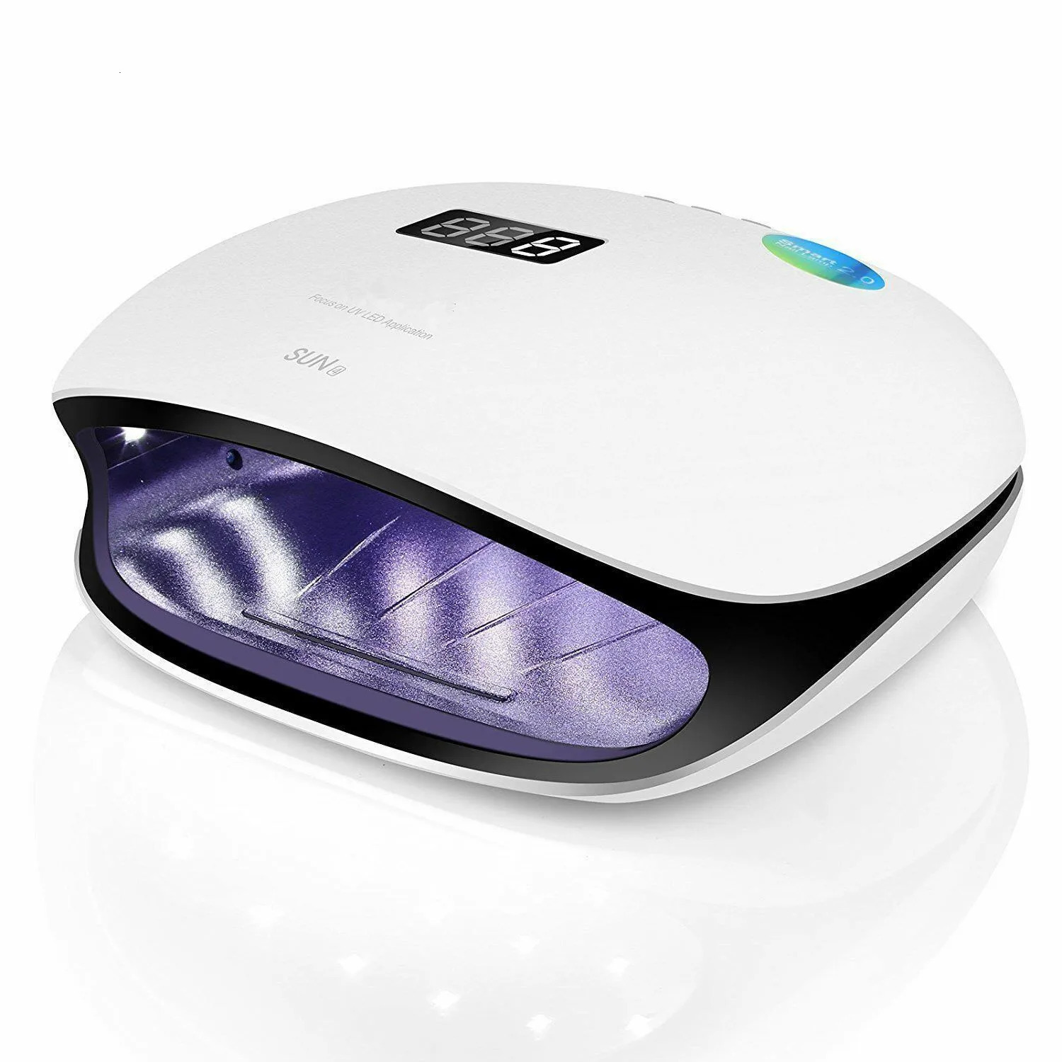 SUN4 48W UV LED nail drying lamp with LCD display screen intelligent UV po nail art processing tool womens gift nail drying lamp 241018