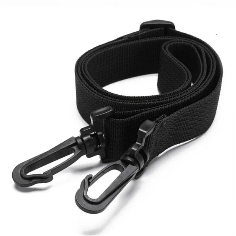 Black Long Straps Bag Part Accessories Adjustable Replacement Shoulder Strap Detachable Belt Messenger Bags 241017