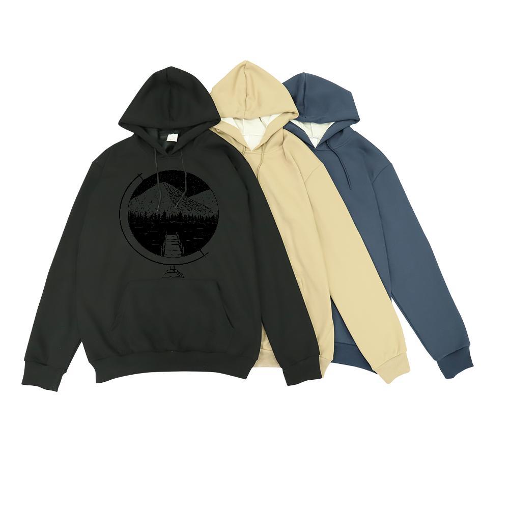 Fashion Designer Unisex Sweatshirts Long Sleeve Drawstring Cool Men Hoodie DIY Pullover Hoodie Casual Daily Wear Thick Fleece