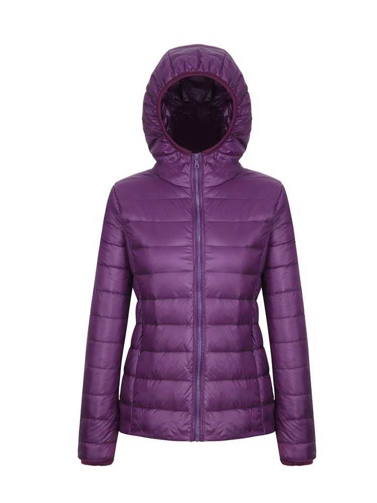 NewBang 8XL 9XL Size Ultra Light Down Jacket Women Autumn Winter Warm Coat White Duck Jackets Female Hooded ParkaX241019