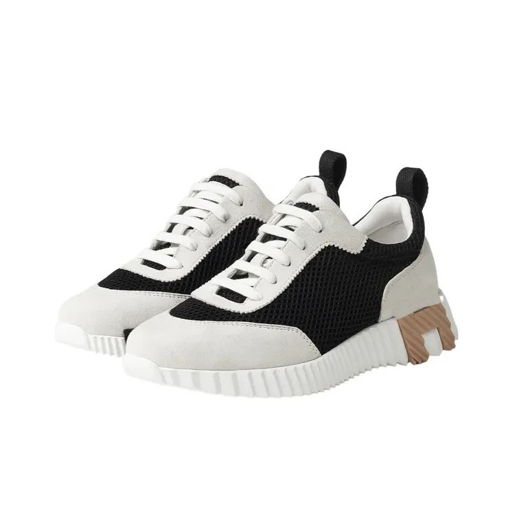 Bouncing Sneaker Plain Logo Platform Sneakers Designer Light Sole Leather Trainers New Color Outdoor Shoe