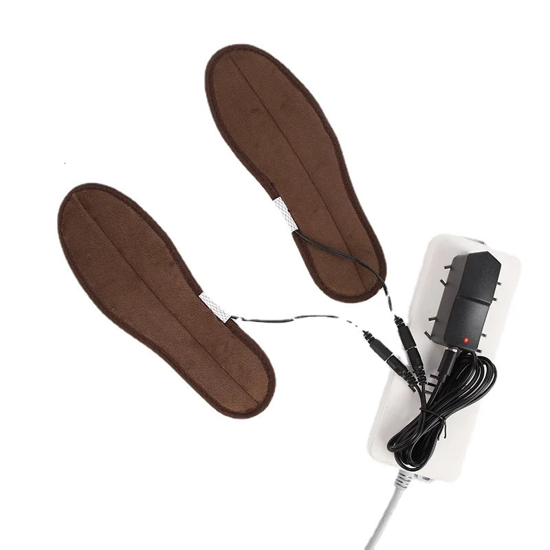 USB Heated Shoe Insoles Electric 3 Gear Temp Foot Warming Pad Sock Mat Washable Winter Outdoor Sports Heating Insole Size 33-44 241010