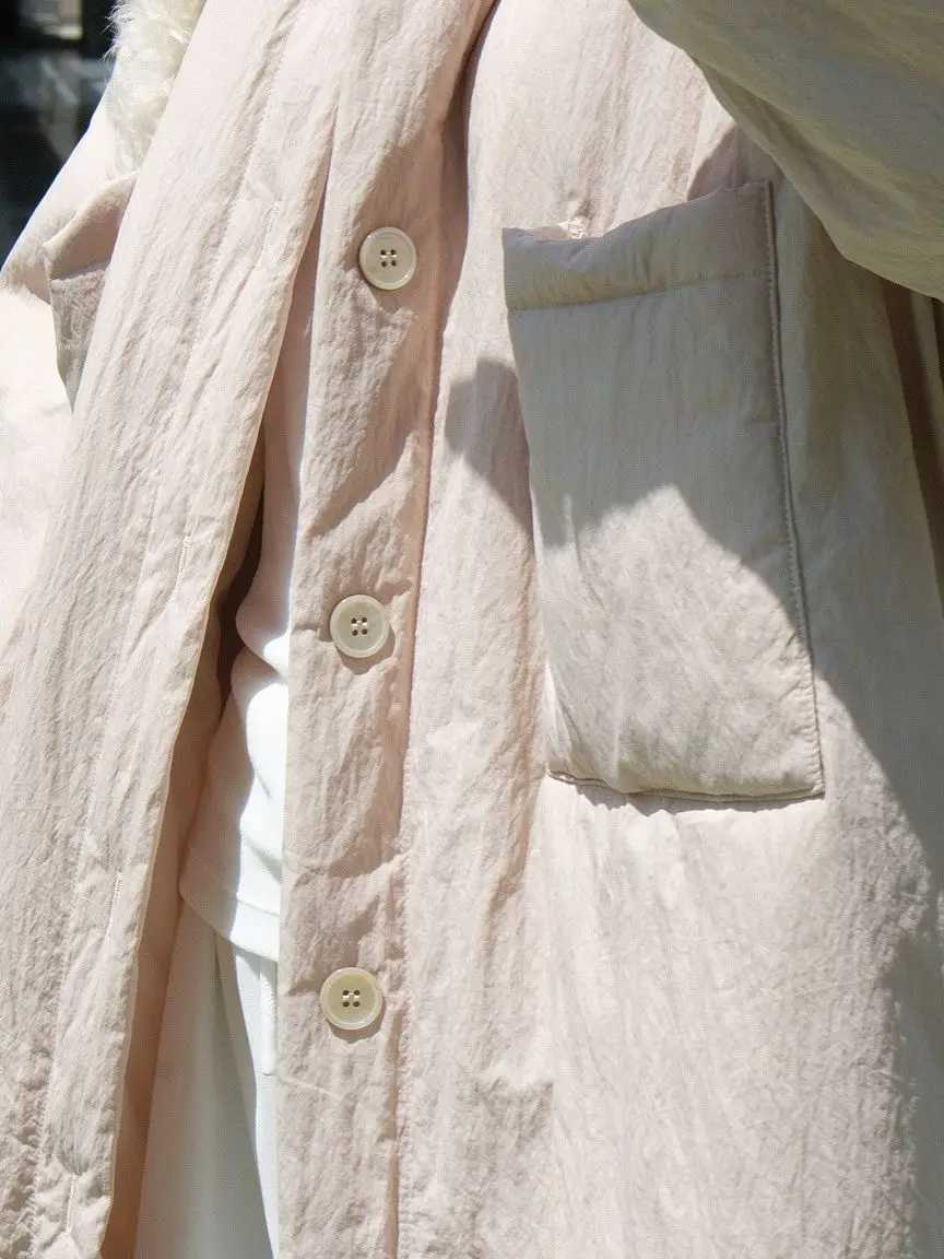 2024 Winter Women Cotton Blend Coat Loose Style Turn Down Collar Long Coat Tops Long Sleeve Winter Coat Casaco FemininoX241019