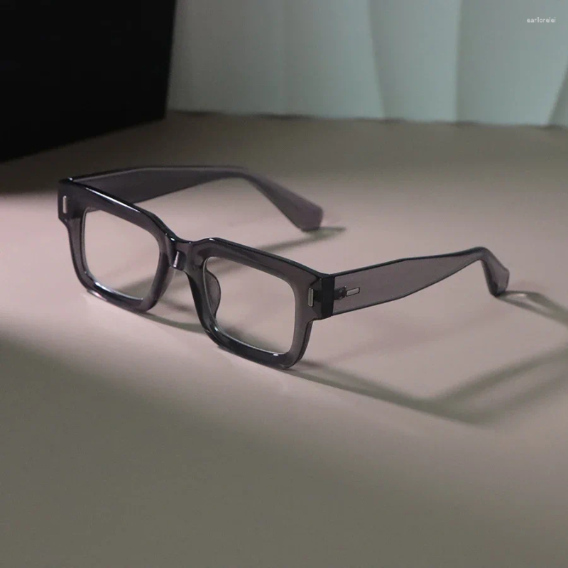 Sunglasses Frames Elegant Transparent Lens Plain Eyeglasses Frame Male Female Brand Casual Rectangle Glasses Men Women