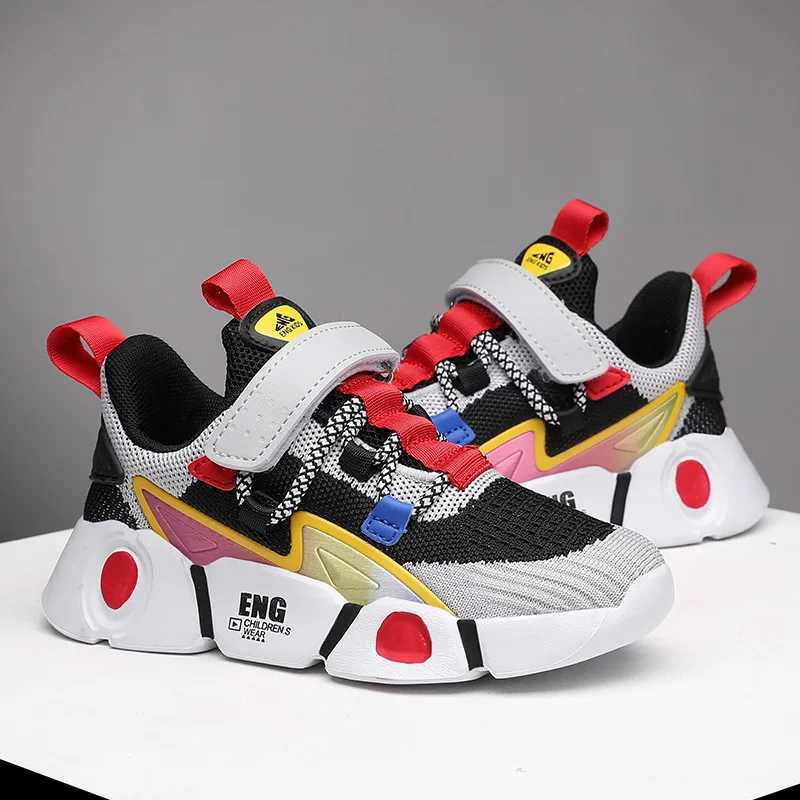 Athletic Outdoor Kids Sneakers Boys Girls Tennis Shoes for Running Athletic Walking Gym Sports Lightweight Breathable H241019