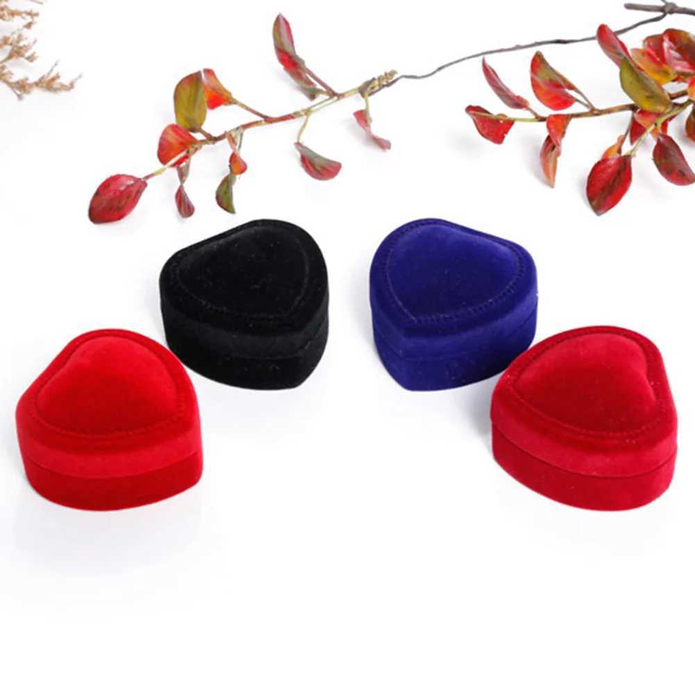 Heart shaped finger rings earrings jewelry display racks storage boxes wedding jewelry boxes gift boxes wholesale W241019