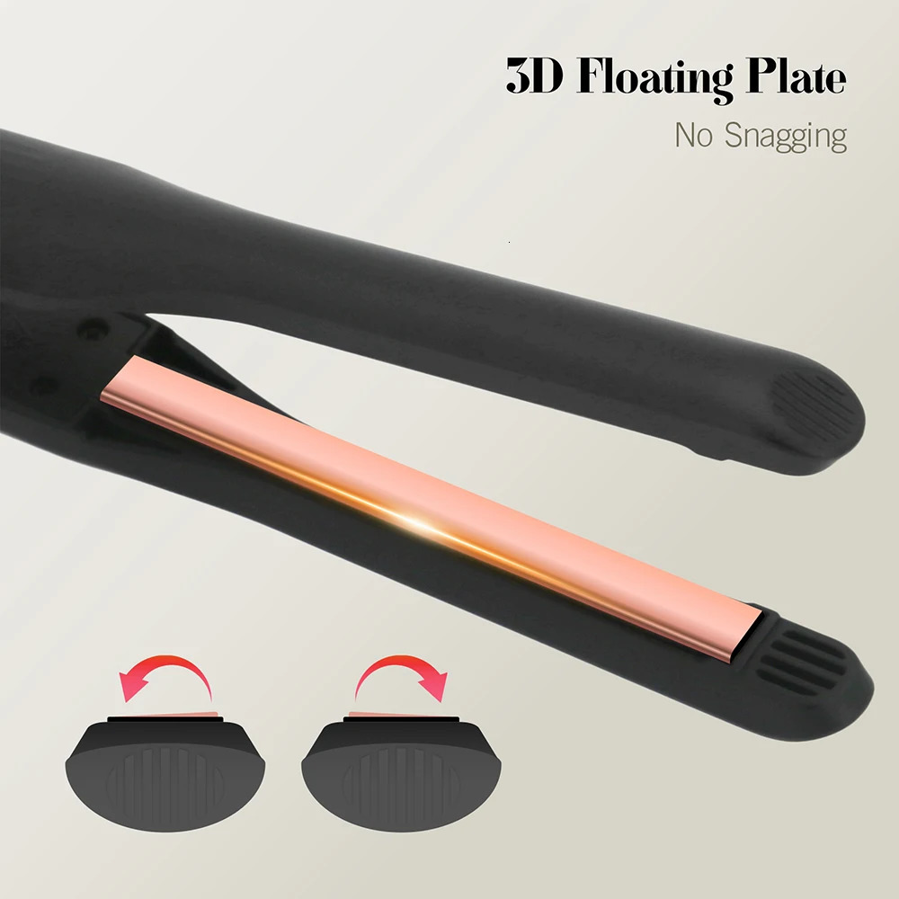Mini hair straightener curling iron sheet pencil flat iron for short hair beard elf cutting salon styling tool 100-240V 241018