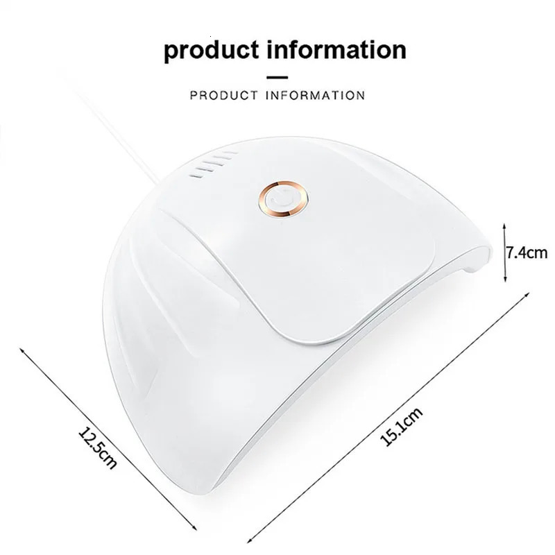 UV nail drying lamp with automatic sensor 18 UV LED lamps suitable for all gel professional ergonomics foot nail treatment equipment 241018