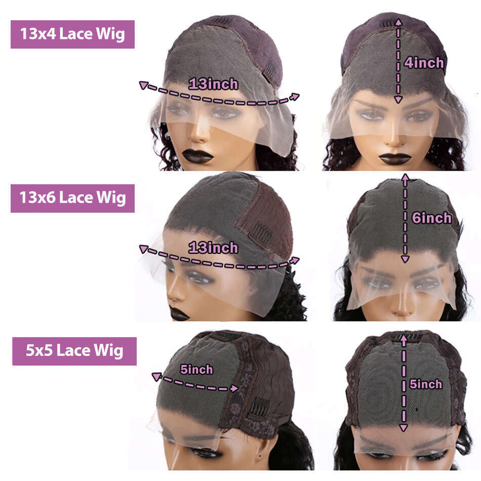 Short Bob Wigs Bone Strsaight 13x4 13x6 HD Front Human Hair For Women 250% Brazilian 5x5 Lace Closure Wig Pre Plucked
