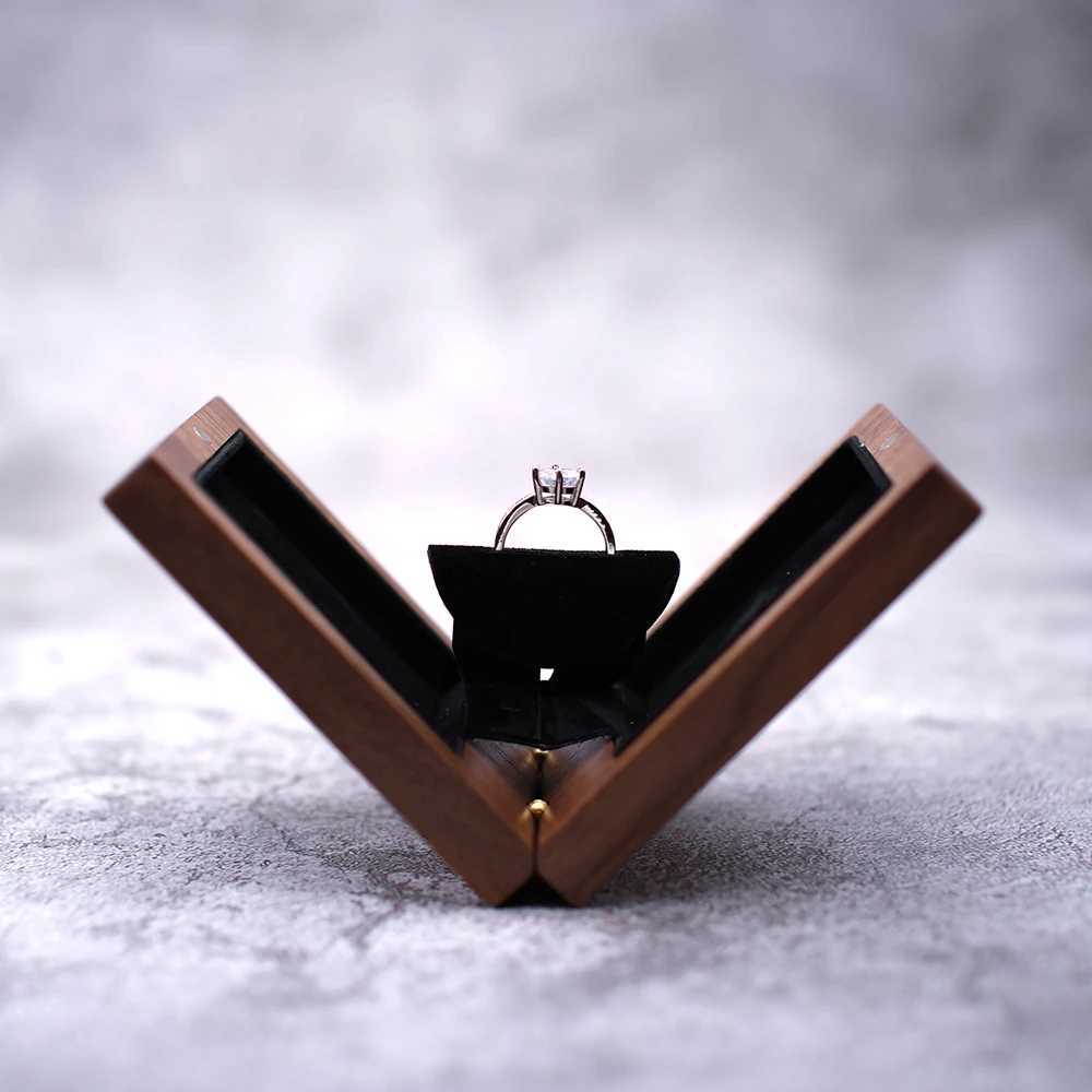 Wedding ring box used for wedding ceremonies set holder suitable for women personalized I love you engagement Valentines Day birthday gift box W241019