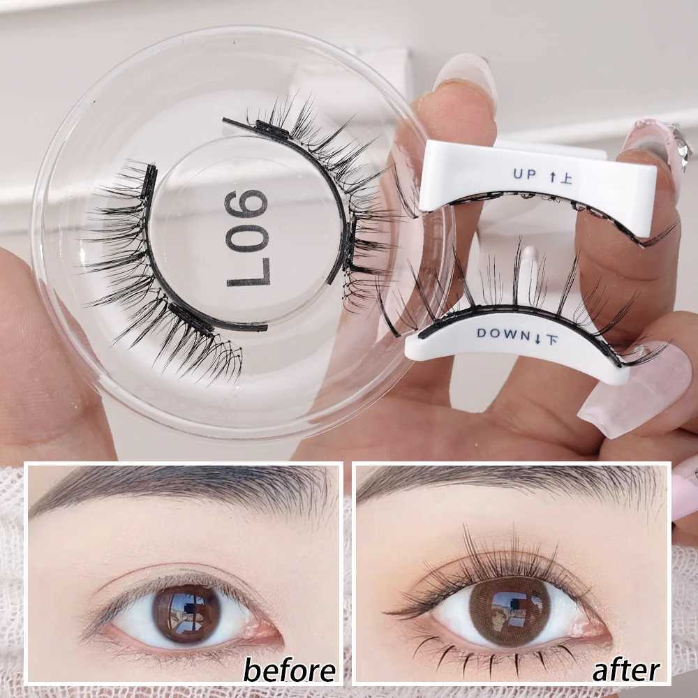 3D Magnetic False Eyelashes Set Reusable Natural Wispy Magnetic Fake Eyelash Easy To Wear No Glue Magnet Lashes with ApplicatorXJ241019