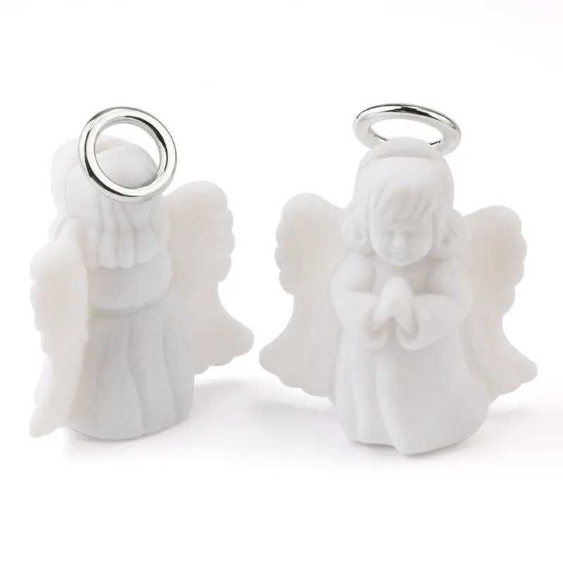 1/2PC Cute Angel shaped Velvet Jewelry Box Wedding Ring Box Gift Box Jewelry Packaging Display Necklace Box W241019