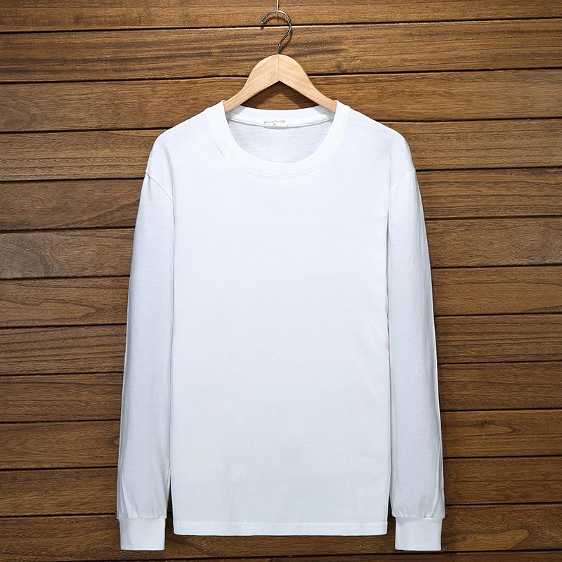 Plus Size Big 8XL 10XL 12XL Mens T-shirt Long Sleeve Autumn Loose T-shirt Cotton Home T-shirt Top 54 52 56 64 68 150KG 160KG 241019