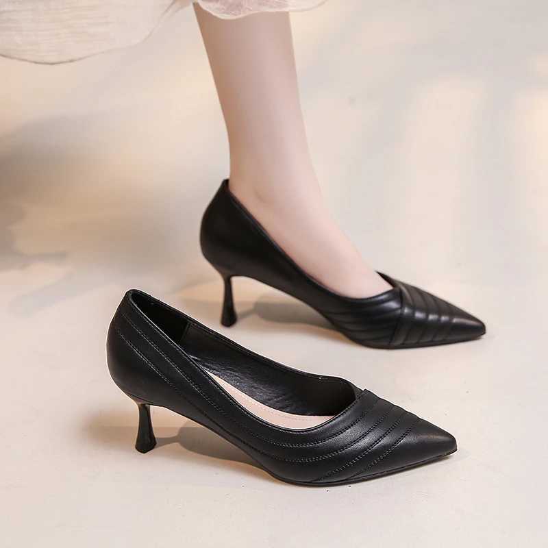 Fashion Shoes Female 2024 Autumn New Womens Pump Comfortable Shallow Office Womens Shoes Sexy Pointed Toe Dress Shoes Zapatos Y241019