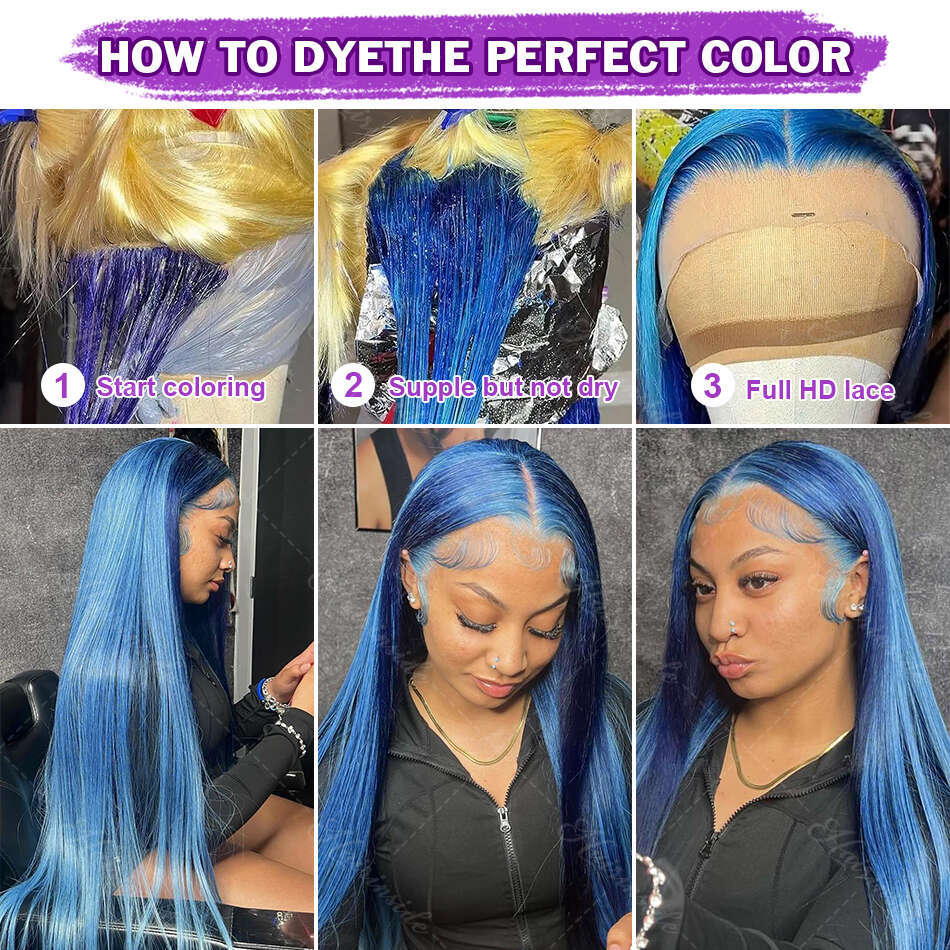Hairinside 30 38 Inch HD 613 Bone Straight 13x6 Lace Front Human Hair Wig Color 200% 13x4 Honey Blonde Frontal Wigs For Women