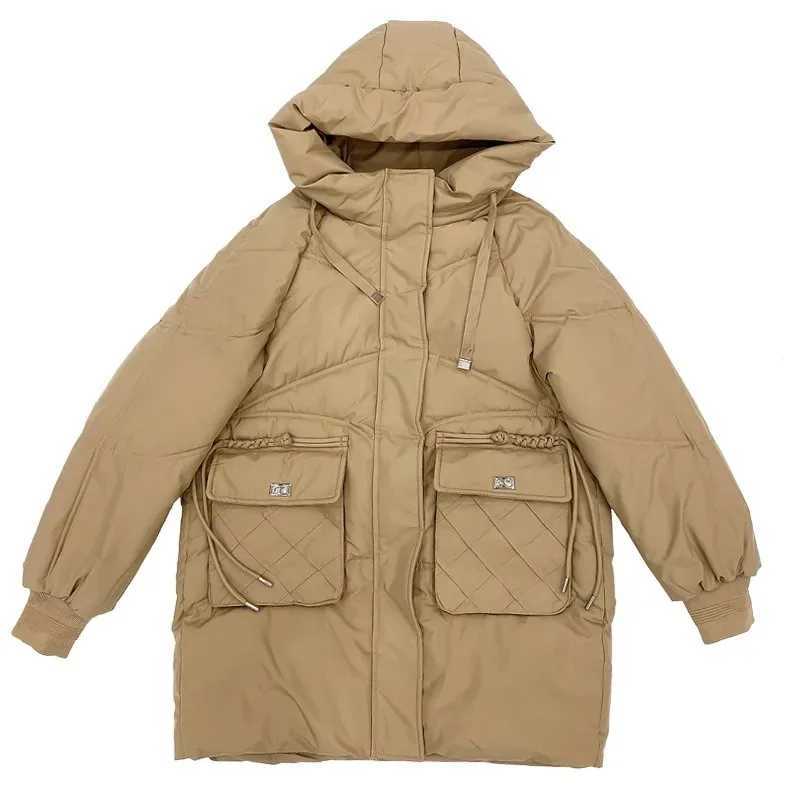 2023 New Winter Jackets Parkas Women Down Cotton Jacket Female Thick Warm Hooded Puffer Snow Wear Coat Casual OutwearX241019