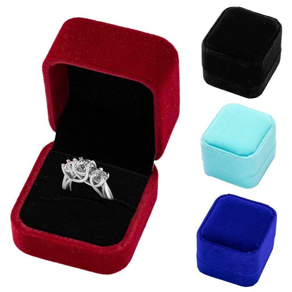 Velvet Ring Earring Box Wedding Engagement Birthday and Anniversary Jewelry Display Packaging Materials W241019
