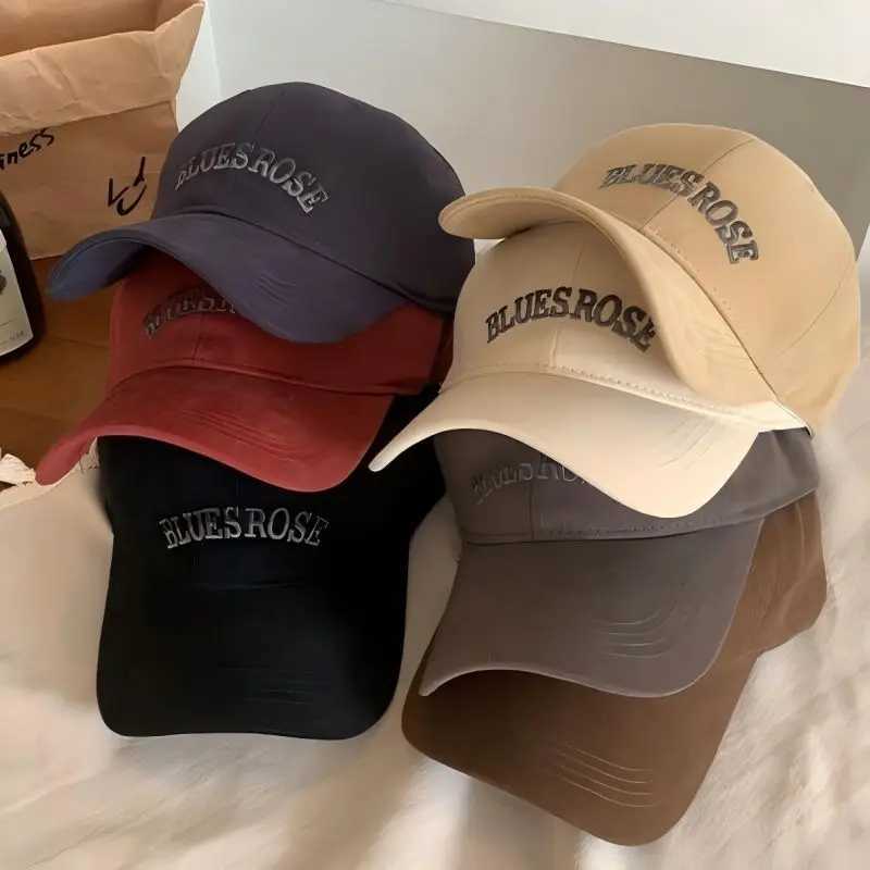 Hardtop womens baseball cap summer new wide Eaves big head surround face small hat sun protection hat W241019