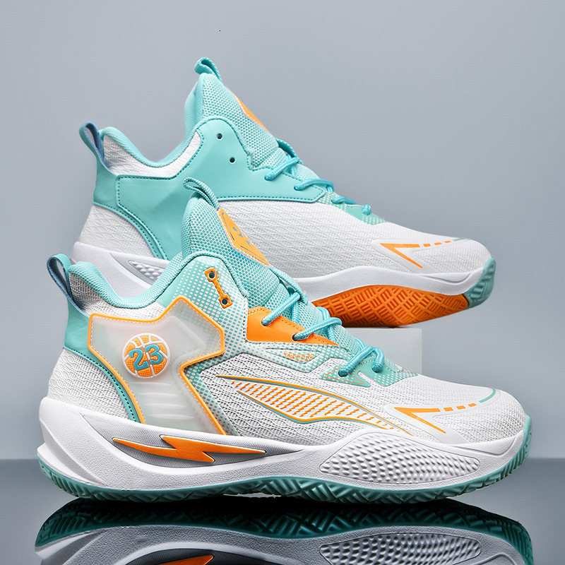 Indoor outdoor basketball men women, practical boots couples, junior high middle school students, and children, sports shoes for adults