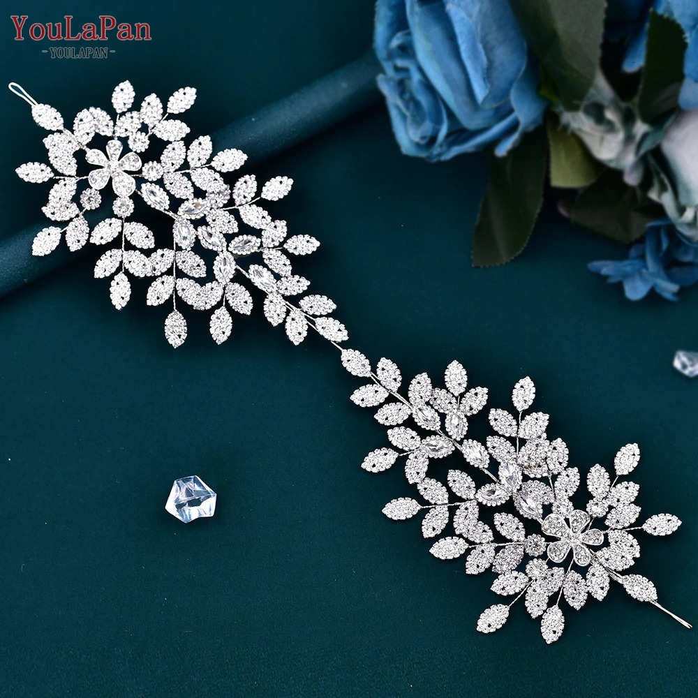 YouLaPan HP518 Bridal Headband Wedding Hair Accessories Alloy Leaf Headwear Womens Jewelry Bridal Headwear Hair Decoration 241018