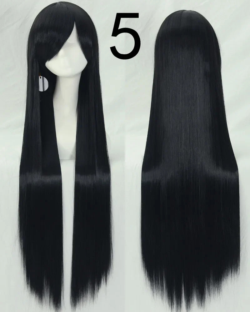 100 centimeter long Straight cosplay wig heat-resistant synthetic hair animated party Wigs 42 color 241009
