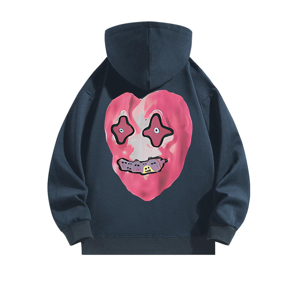 DIY Customized Hoodie Long Sleeve Soft Wholesale Men's Hooded Sweatshirt Graphic Clothes Hoodie Home Outdoor Warm Fleece