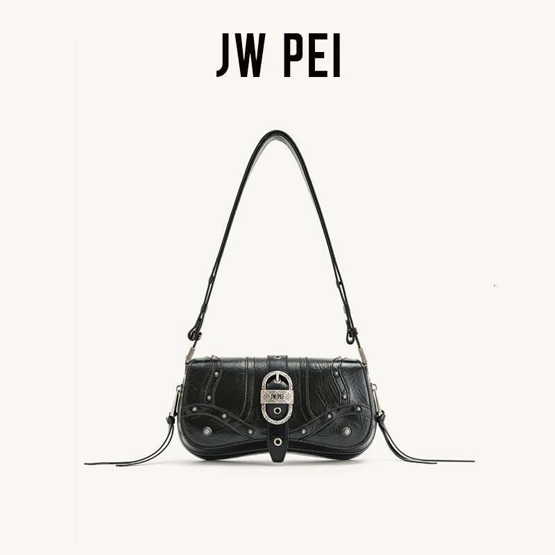 JW PEI Fashion New Women's Pull Rod Cross Arm Lower Large Capacity Shoulder Bag