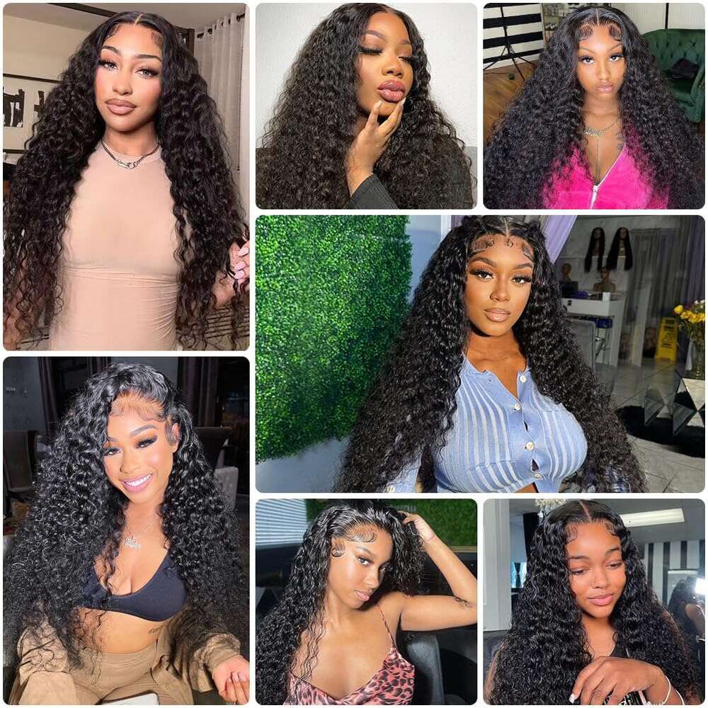 Wear and x Go Glueless Wigs Human Hair HD Curly for Women Real No Glue Lace Wig Pre Cut For Beginners
