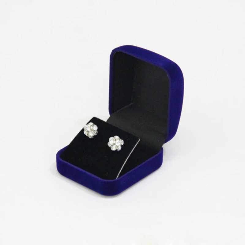 Stud Earrings Storage Box Pendant Earrings Pendant Organizer Box High Velvet Small Necklace Jewelry Display Gift Packaging Box W241019