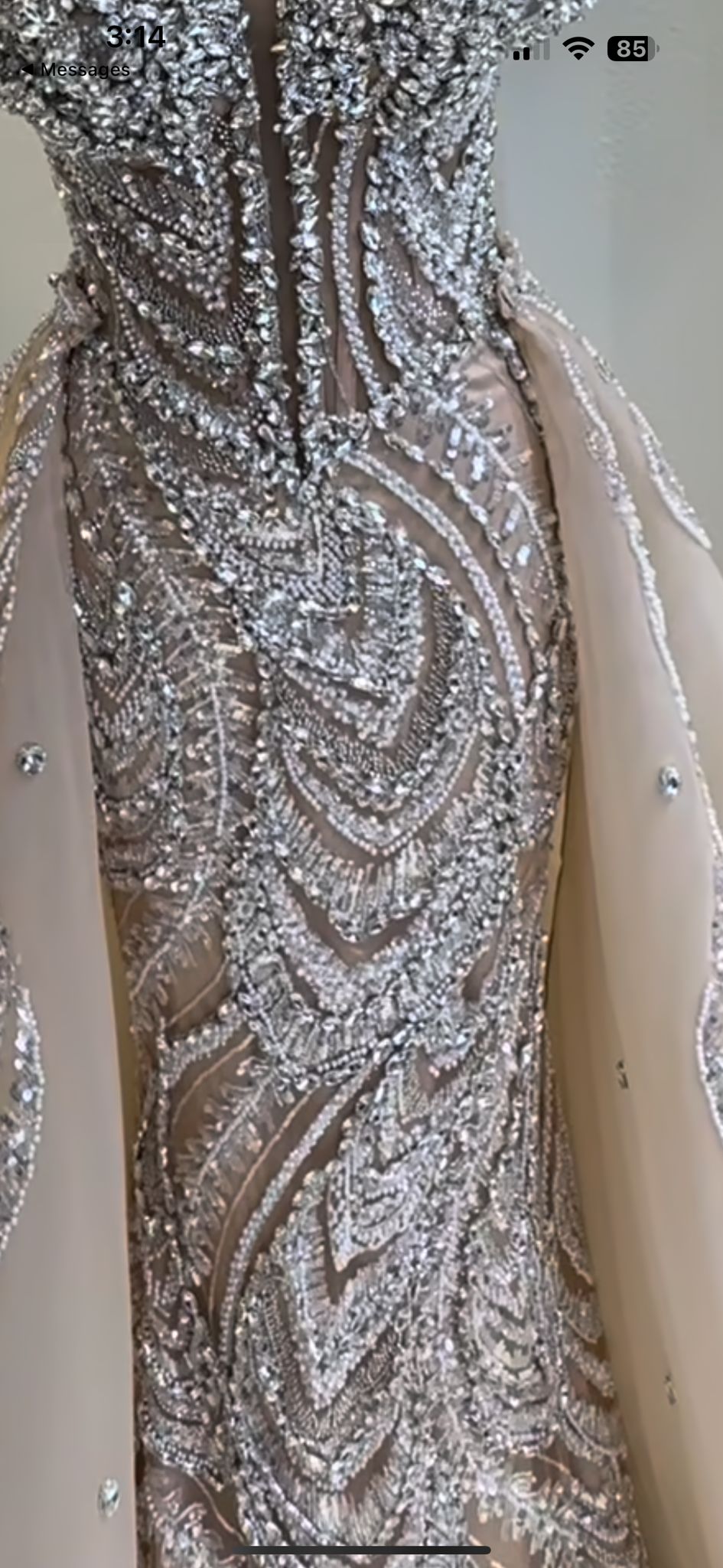 Aso Ebi 2024 Champagne Mermaid Prom Dresses Rhies Detachable Train Evening Formal Party Second Reception Birthday Gowns Dress For Special Ocns