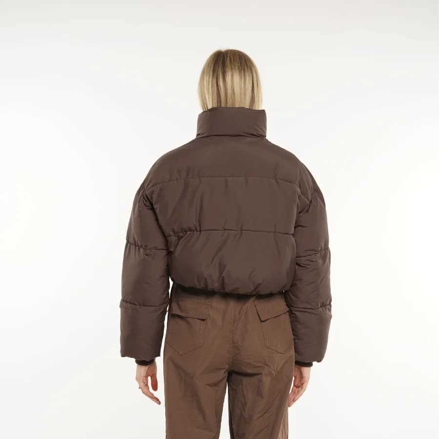 Women's Down Parkas Womens winter inflatable jacket stand up collar cut quilted jacket splash proof windproof corrosion-resistant Y241019R2JQ