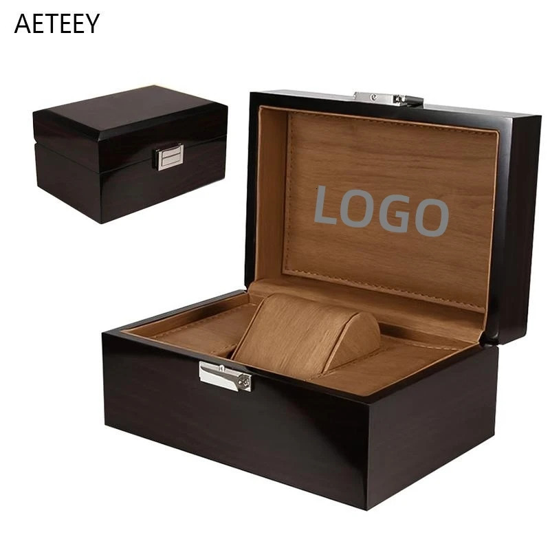 Advanced piano latex watch organizer box jewelry storage box free customized watch display gift box inside 241018