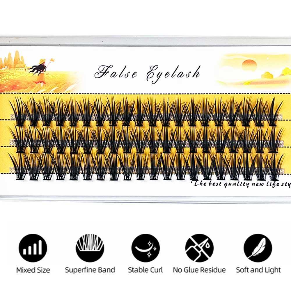 20D/30D/40D Eyelash extension60 cluster/Box soft Natural Eyelashes Individual Eyelash Makeup Lashes wholesaleXJ241019