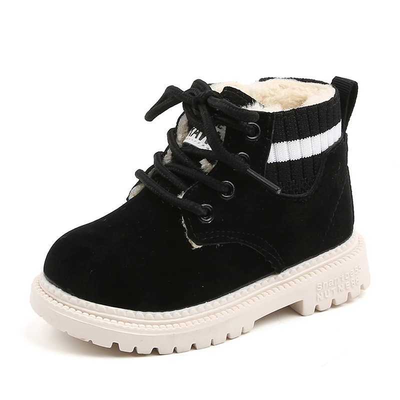 Childrens Ankle Boots for Little Kids Toddlers Snow Boots Vintage Warm Cotton Short Boots Boys Girls Fashion Winter shoes ZipXJ241206
