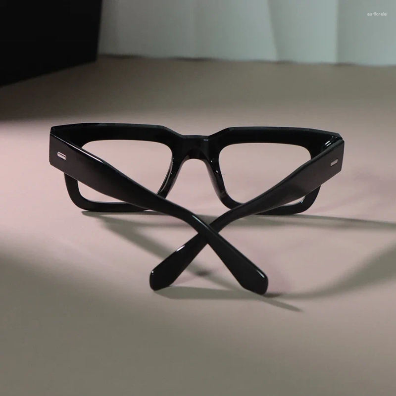 Sunglasses Frames Elegant Transparent Lens Plain Eyeglasses Frame Male Female Brand Casual Rectangle Glasses Men Women