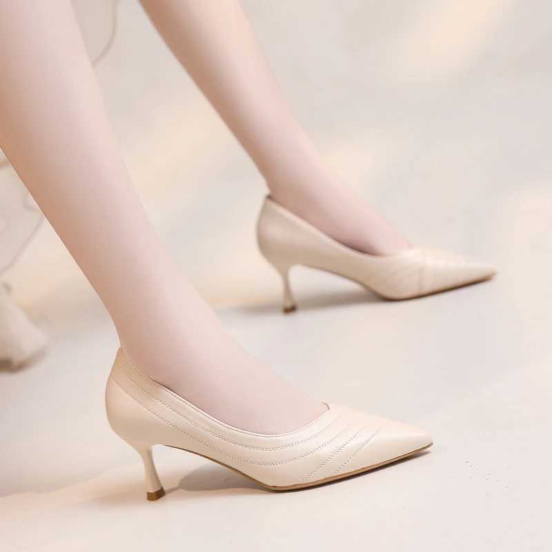 Fashion Shoes Female 2024 Autumn New Womens Pump Comfortable Shallow Office Womens Shoes Sexy Pointed Toe Dress Shoes Zapatos Y241019