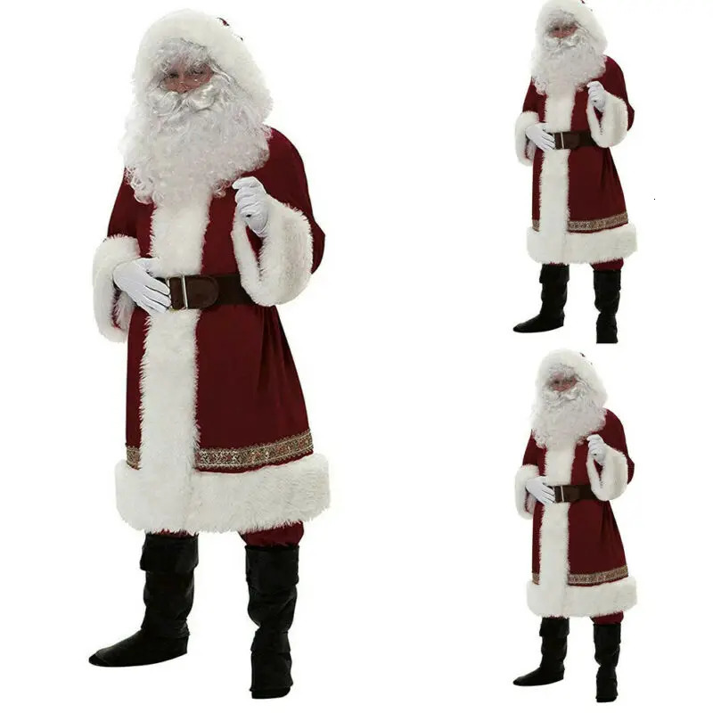 Santa Claus costume cosplay Santa Claus costume fancy dress Santa Claus mens suit 241017