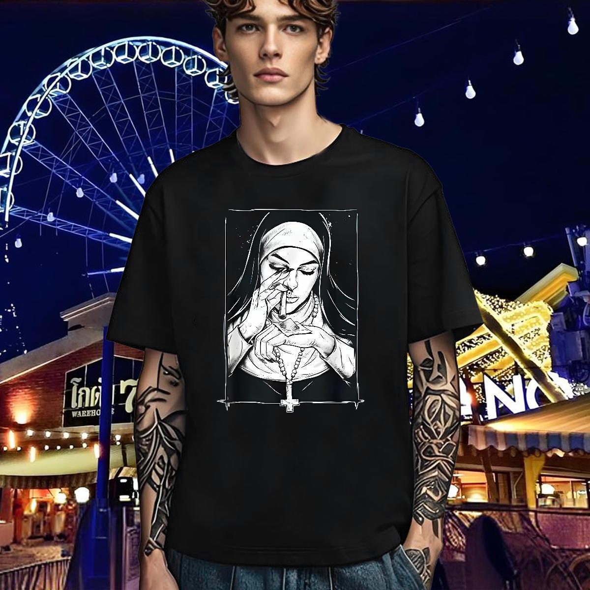 Unisex T-Shirts 230g Cotton portrait Spring Summer Custom Big Size Short Sleeve O-Neck Mens Tshirts Fashion Tee Shirt