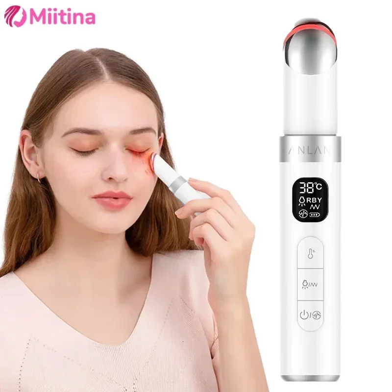EMS Electric Eye Massager Skin Lift Anti Age Wrinkle Care Tool Vibration Massage Relax Eyes Remove Dark 241008