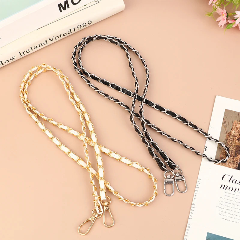 120cm Purse Chain Strap Leather Shoulder Bag Straps Crossbody Handbag Chains Replacement Diy Women Girl Part Accessory 241017