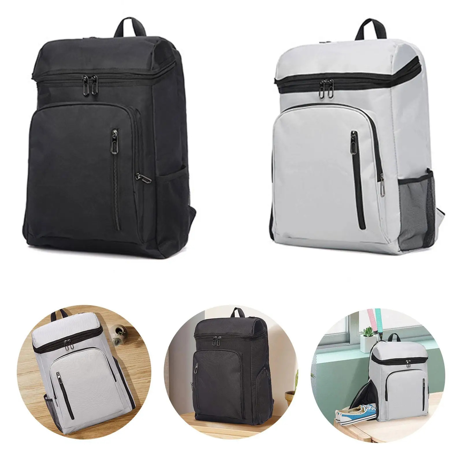 Tennis Backpack Racquet Large Capacity Racquet Bag for Outdoor Sports 2 Rackets Badminton Rackets Pickleball Racket 240930