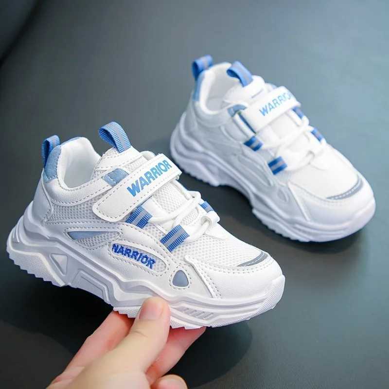 Athletic Outdoor 2024 Boys and Girls Sports Shoes Summer Big Kids Breathable Childrens Shoes Girls Dad Shoes Boys Size26-37 H241019