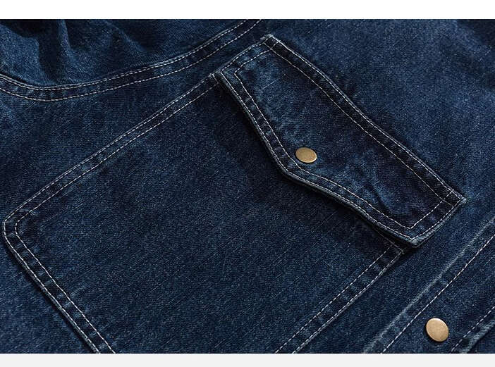 shanshi Men's shirts Spring and Autumn American loose washed workwear denim men's casual handsome long sleeved shirt jacket